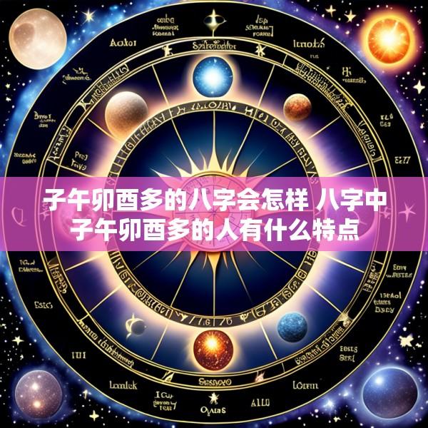 子午卯酉多的八字会怎样 八字中子午卯酉多的人有什么特点