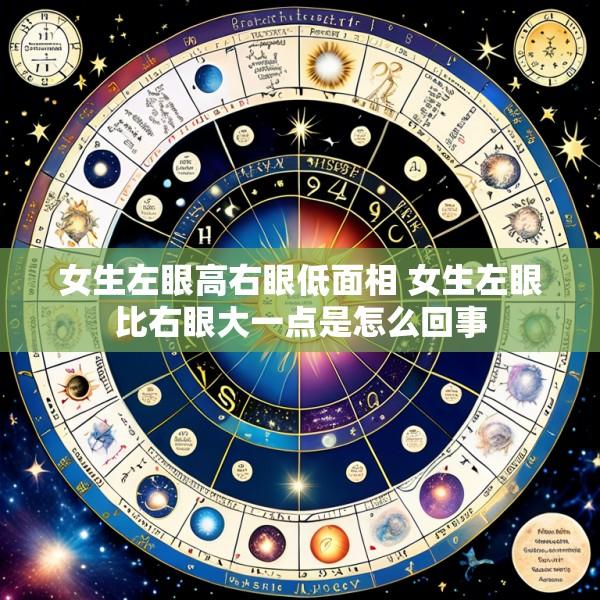 女生左眼高右眼低面相 女生左眼比右眼大一点是怎么回事