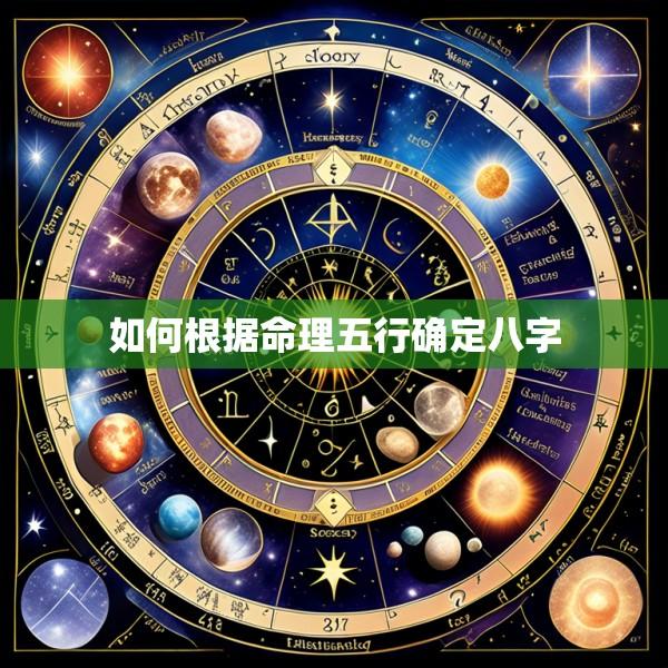 如何根据命理五行确定八字