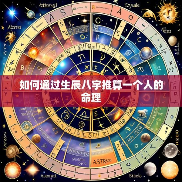 如何通过生辰八宇推算一个人的命理