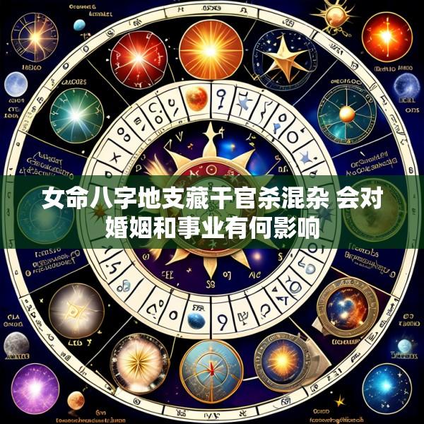 女命八字地支藏干官杀混杂 会对婚姻和事业有何影响