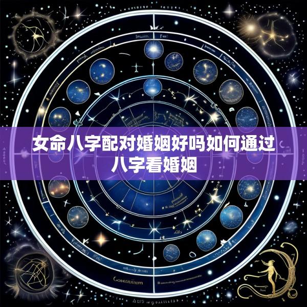 女命八字配对婚姻好吗如何通过八字看婚姻