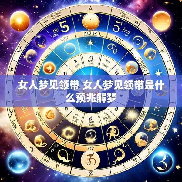 女人梦见领带 女人梦见领带是什么预兆解梦