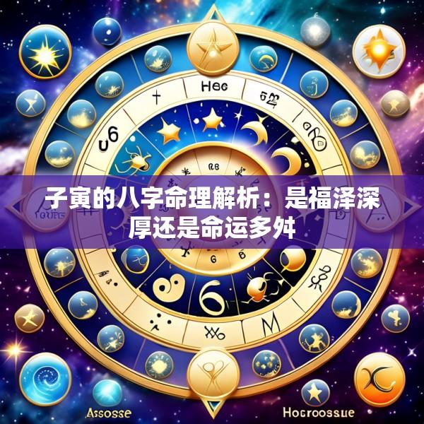 子寅的八字命理解析：是福泽深厚还是命运多舛