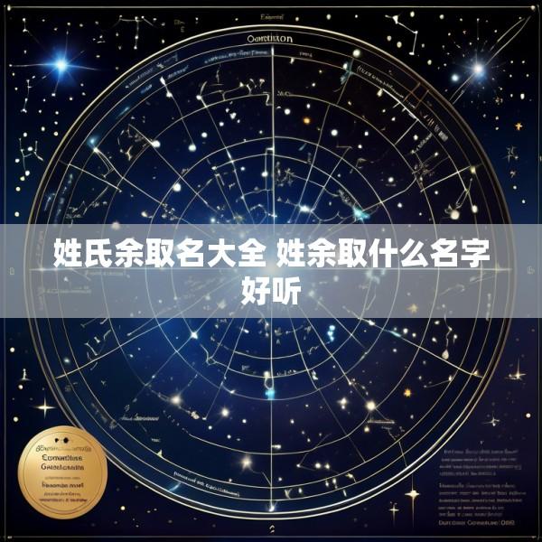 姓氏余取名大全 姓余取什么名字好听