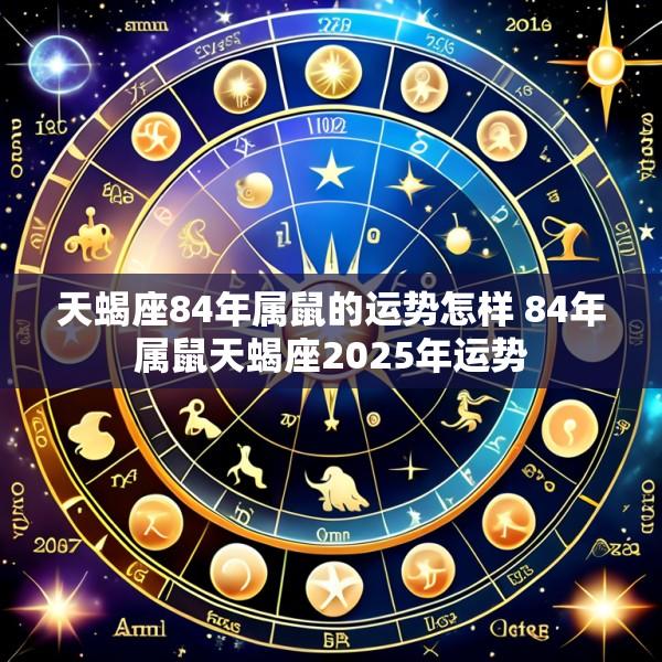 天蝎座84年属鼠的运势怎样 84年属鼠天蝎座2025年运势