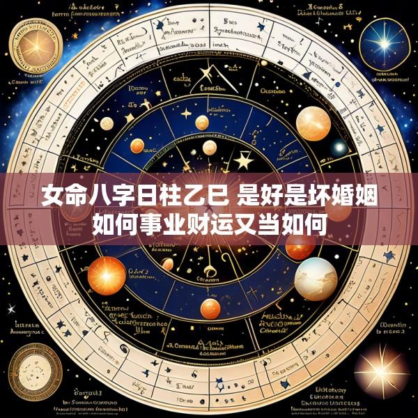 女命八字日柱乙巳 是好是坏婚姻如何事业财运又当如何
