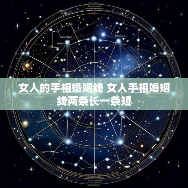 女人的手相婚姻线 女人手相婚姻线两条长一条短