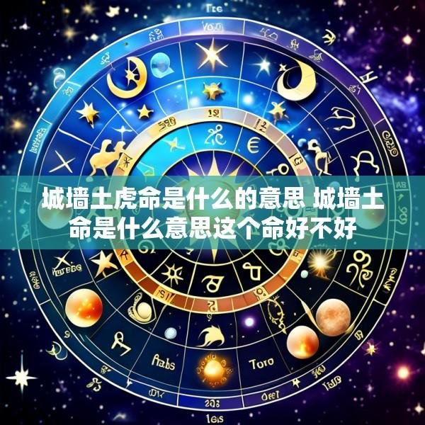 城墙土虎命是什么的意思 城墙土命是什么意思这个命好不好
