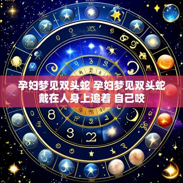 孕妇梦见双头蛇 孕妇梦见双头蛇戴在人身上追着 自己咬
