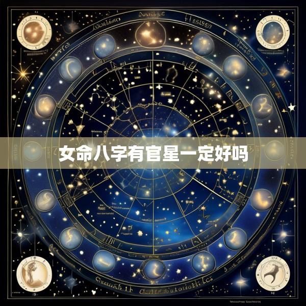 女命八字有官星一定好吗