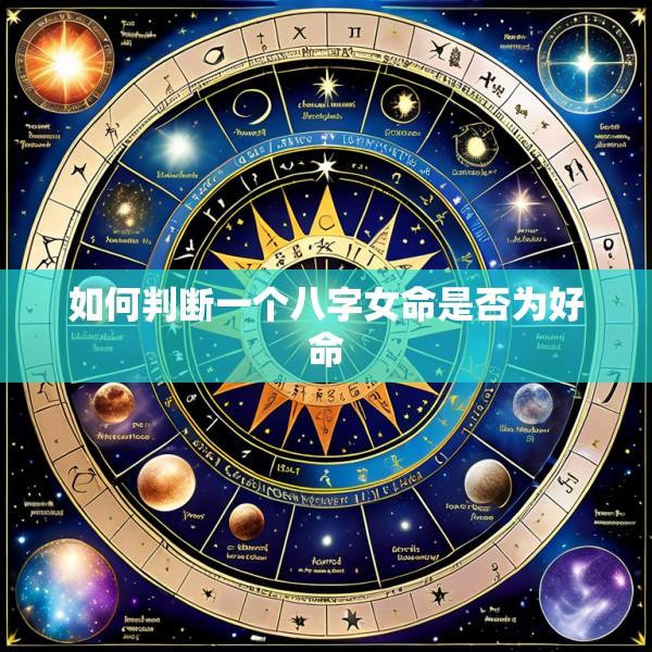 如何判断一个八字女命是否为好命