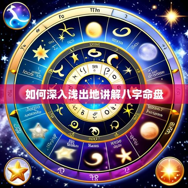 如何深入浅出地讲解八字命盘