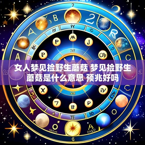 女人梦见捡野生蘑菇 梦见捡野生蘑菇是什么意思 预兆好吗