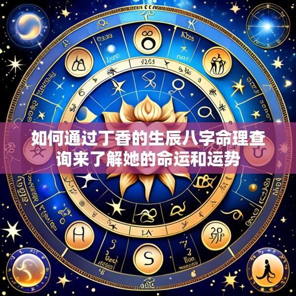 如何通过丁香的生辰八字命理查询来了解她的命运和运势