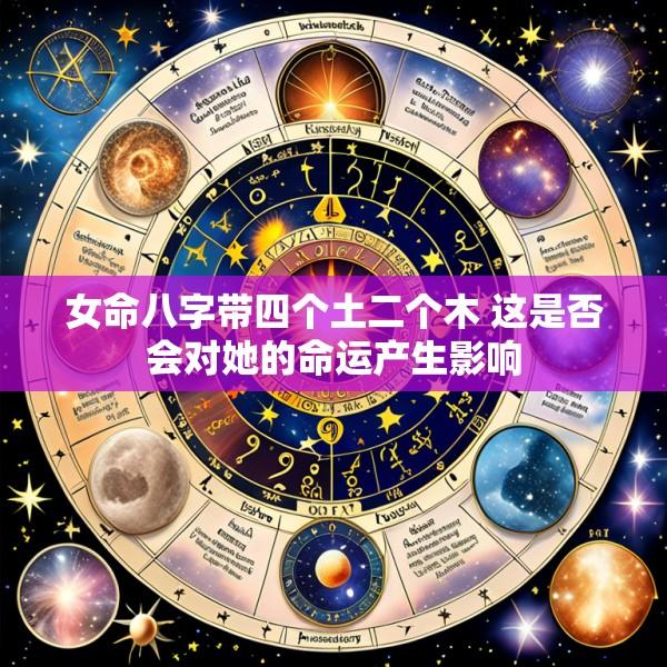 女命八字带四个土二个木 这是否会对她的命运产生影响