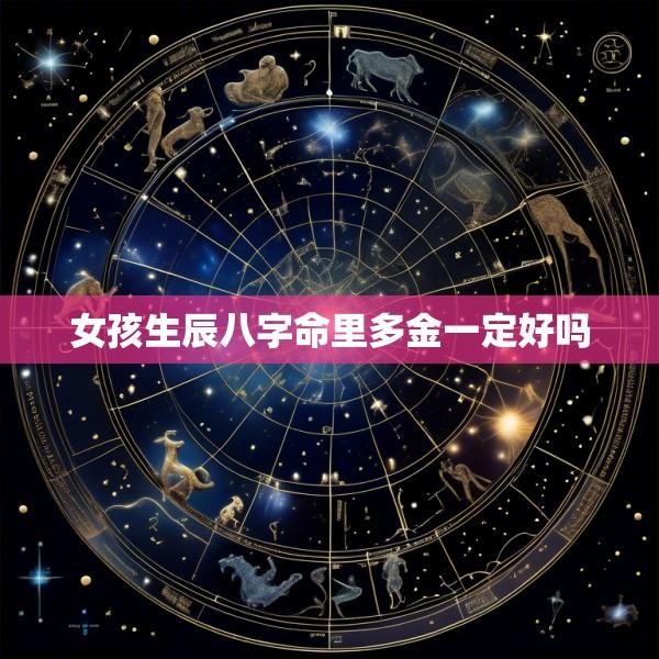 女孩生辰八字命里多金一定好吗