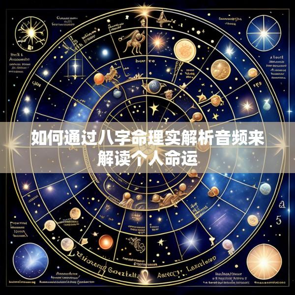 如何通过八字命理实解析音频来解读个人命运