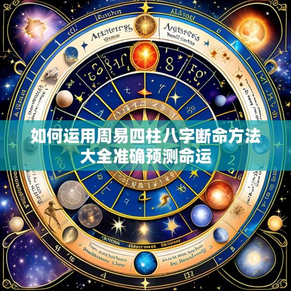 如何运用周易四柱八字断命方法大全准确预测命运