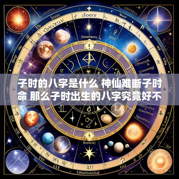 子时的八字是什么 神仙难断子时命 那么子时出生的八字究竟好不好
