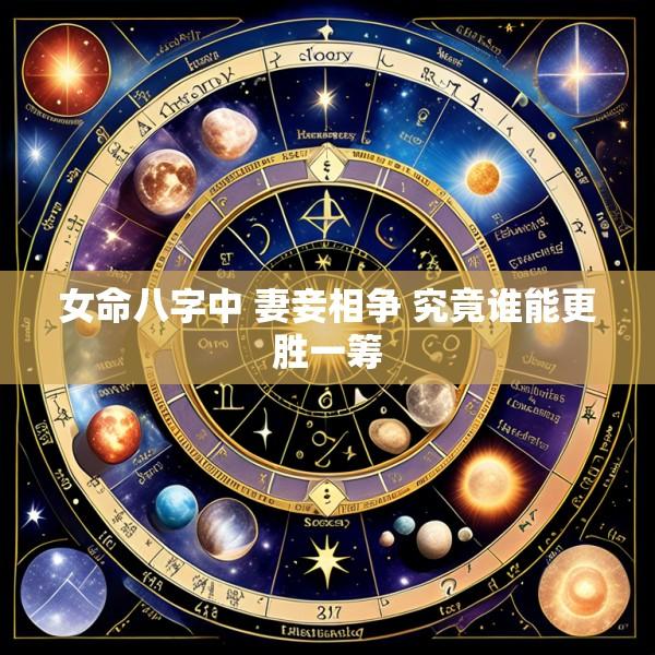 女命八字中 妻妾相争 究竟谁能更胜一筹