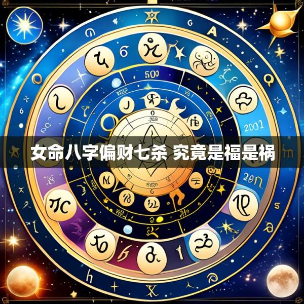 女命八字偏财七杀 究竟是福是祸