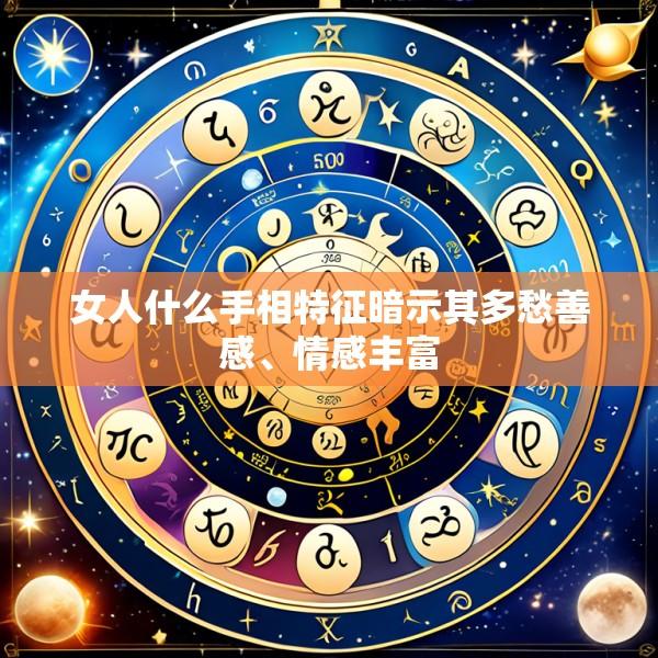 女人什么手相特征暗示其多愁善感、情感丰富