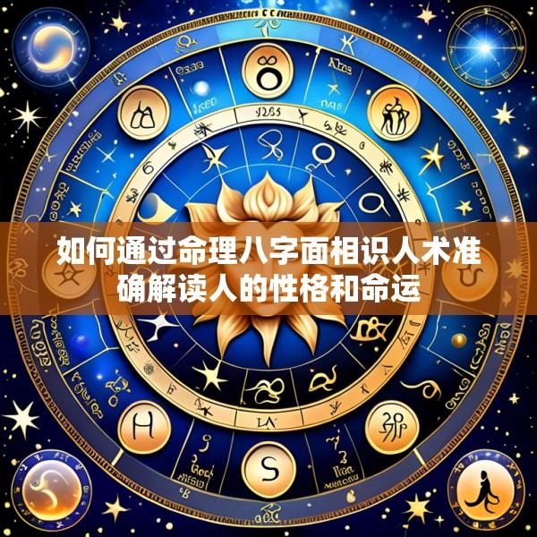 如何通过命理八字面相识人术准确解读人的性格和命运