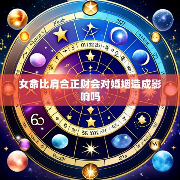 女命比肩合正财会对婚姻造成影响吗