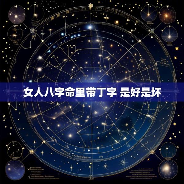 女人八字命里带丁字 是好是坏