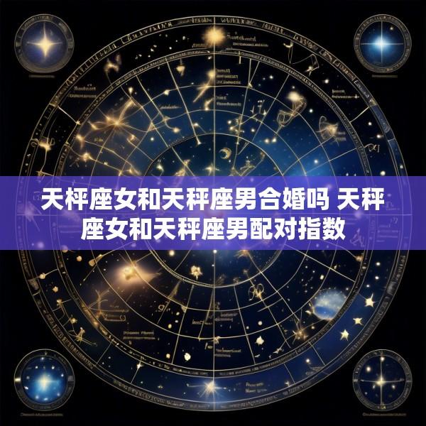 天枰座女和天秤座男合婚吗 天秤座女和天秤座男配对指数