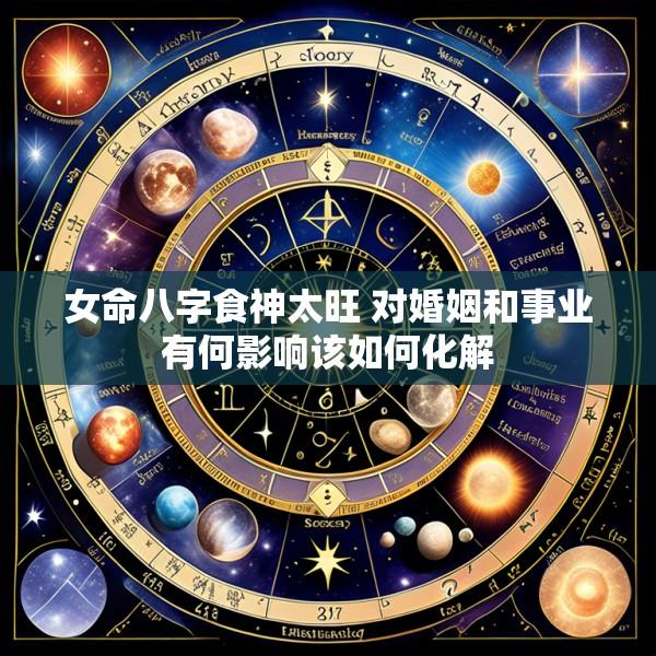 女命八字食神太旺 对婚姻和事业有何影响该如何化解
