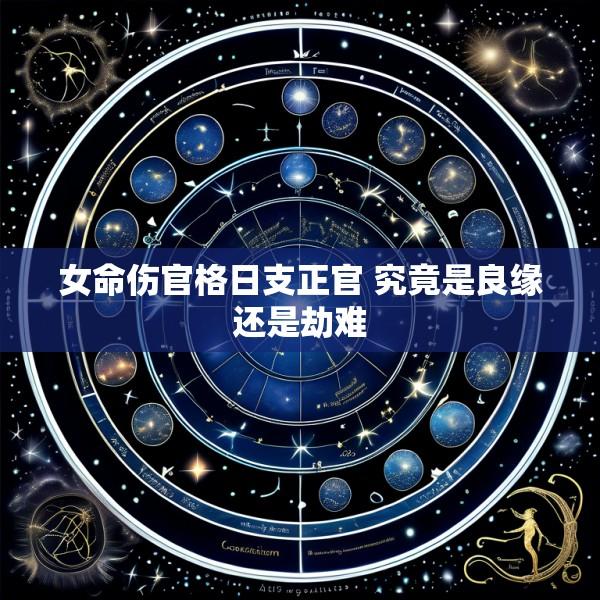 女命伤官格日支正官 究竟是良缘还是劫难