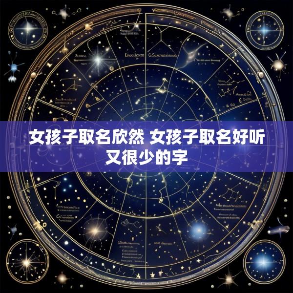 女孩子取名欣然 女孩子取名好听又很少的字