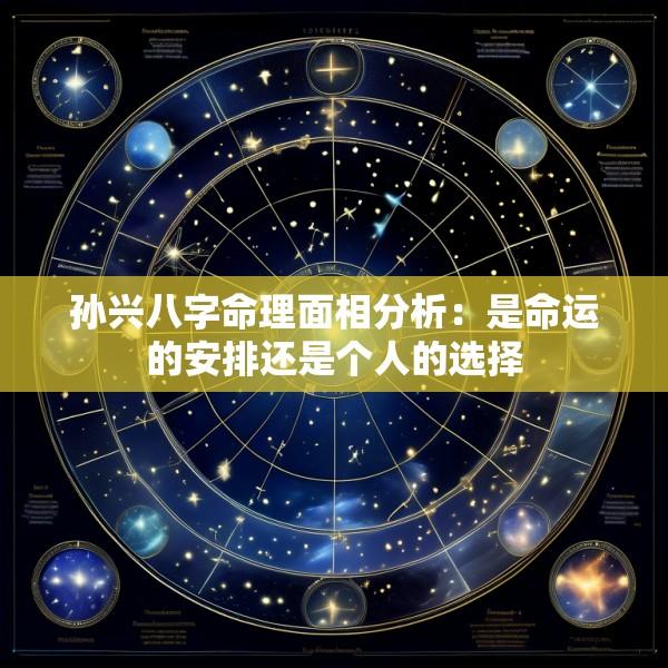 孙兴八字命理面相分析：是命运的安排还是个人的选择