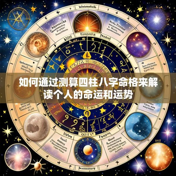 如何通过测算四柱八字命格来解读个人的命运和运势