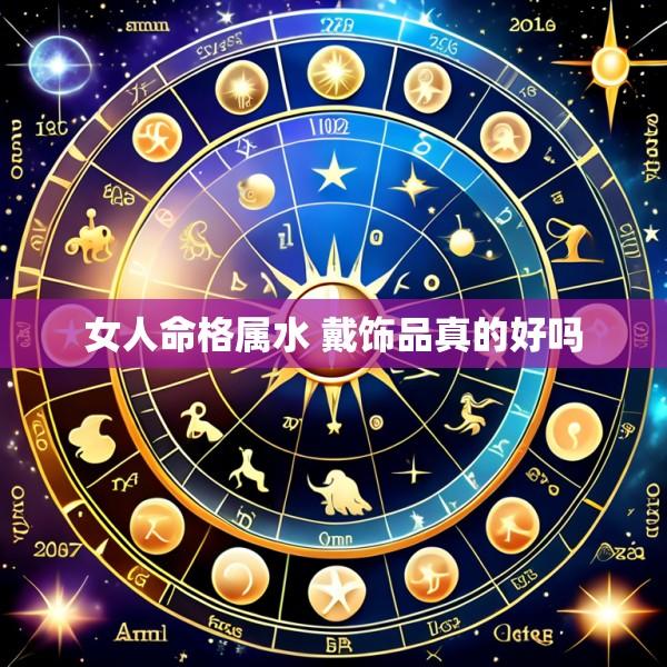 女人命格属水 戴饰品真的好吗