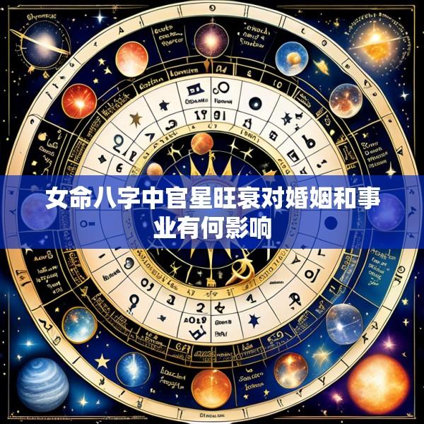 女命八字中官星旺衰对婚姻和事业有何影响