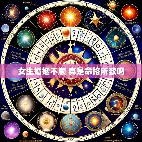 女生婚姻不顺 真是命格所致吗