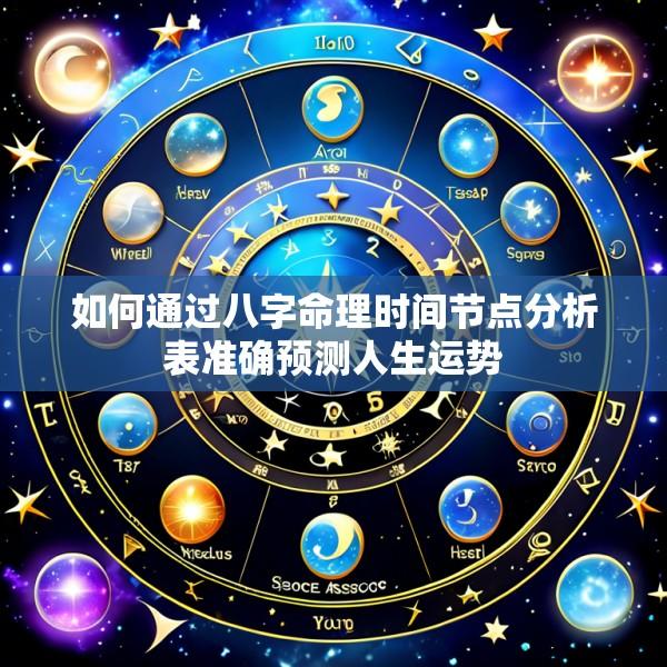如何通过八字命理时间节点分析表准确预测人生运势