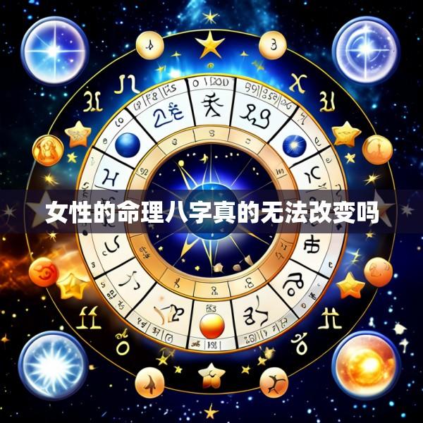 女性的命理八字真的无法改变吗