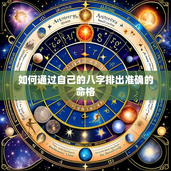 如何通过自己的八字排出准确的命格