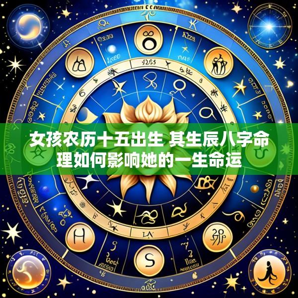 女孩农历十五出生 其生辰八字命理如何影响她的一生命运