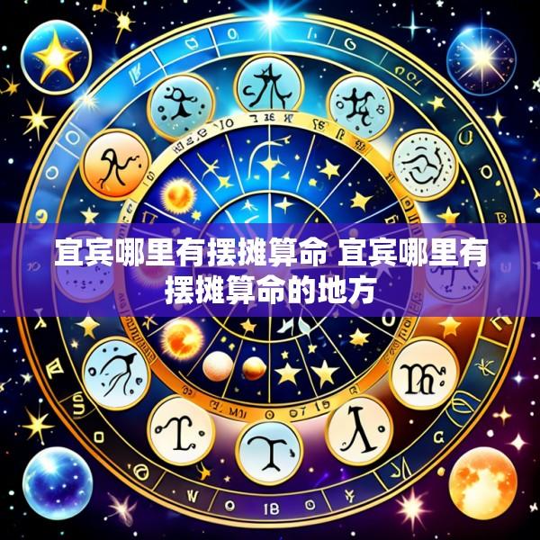 宜宾哪里有摆摊算命 宜宾哪里有摆摊算命的地方