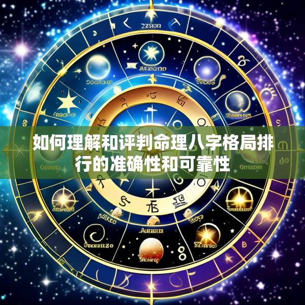 如何理解和评判命理八字格局排行的准确性和可靠性