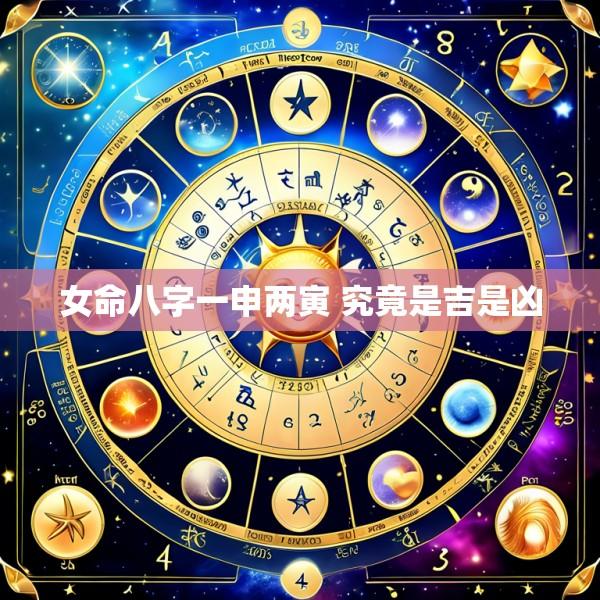 女命八字一申两寅 究竟是吉是凶