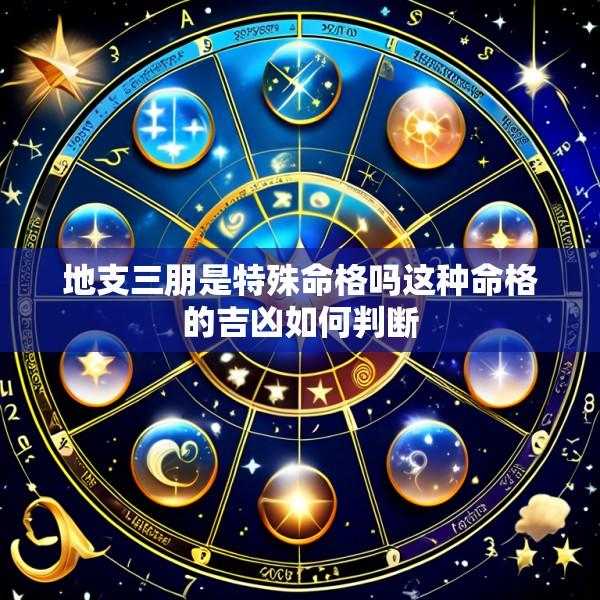 地支三朋是特殊命格吗这种命格的吉凶如何判断