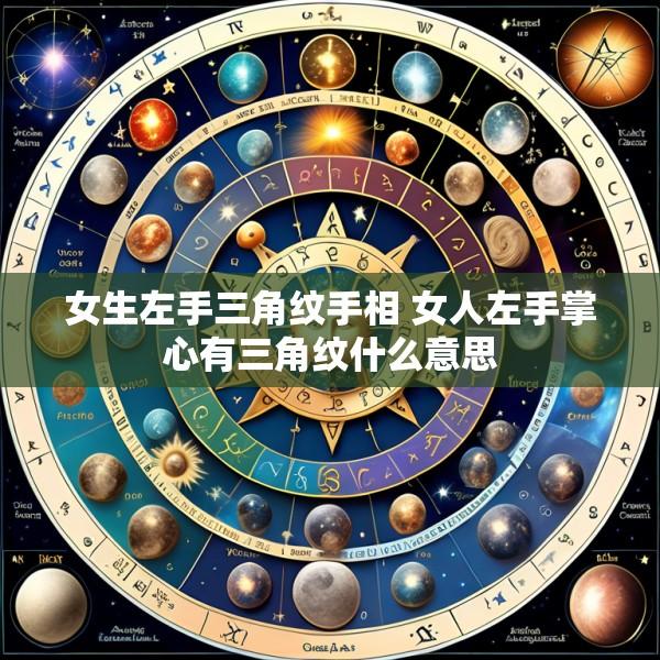女生左手三角纹手相 女人左手掌心有三角纹什么意思