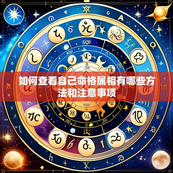 如何查看自己命格属相有哪些方法和注意事项