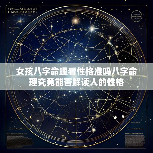 女孩八字命理看性格准吗八字命理究竟能否解读人的性格